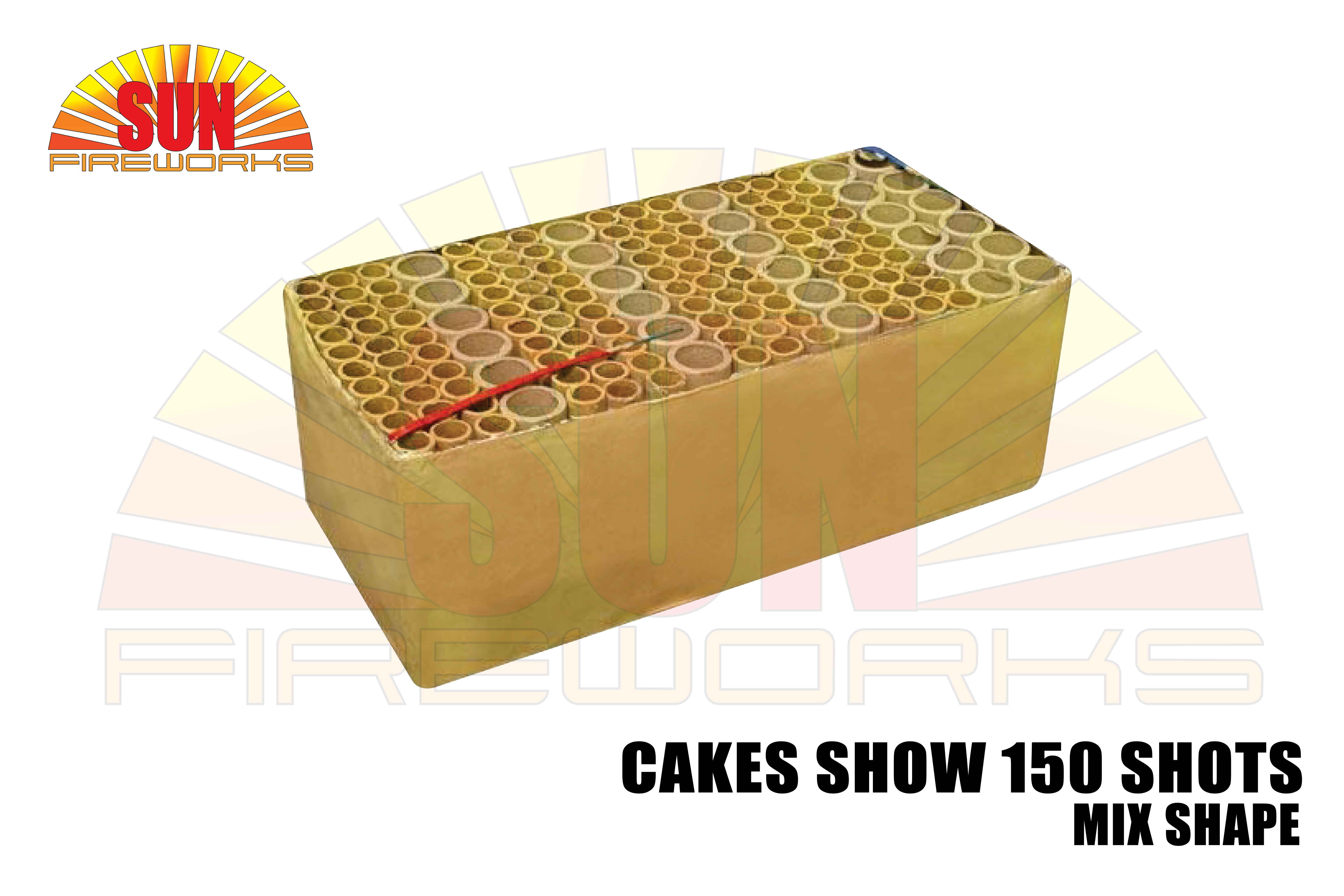 cakes show 150 shots MIX shape
